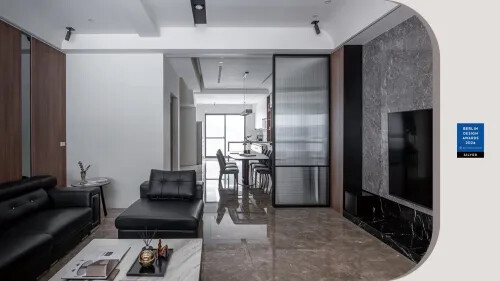 2024 柏林設計獎銀獎作品!沐禾空間設計 融合灰階奏出視覺的交響樂