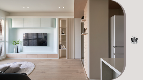 2024 FRENCH銀獎作品 ! 木象室內設計 透過光影的交織 尋覓簡約與繁複的平衡 構築出生活中的藝術品味