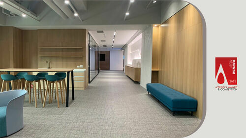 森本堂室內裝修有限公司 晶至生醫企業辦公室 | 榮獲2025 A' Design Award Iron Winner !