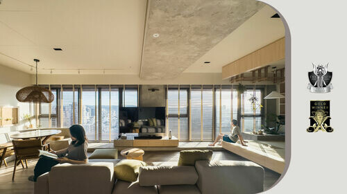 築士設計有限公司 日和之間 | 榮獲2025 French Design Awards銀獎、 2025 MUSE Design Awards金獎 ！