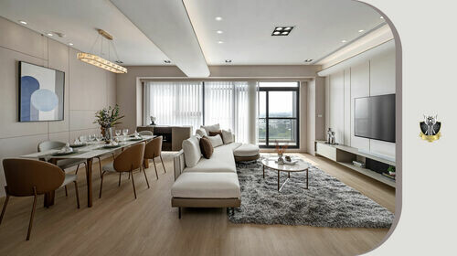 2024 法國設計獎金獎作品!廣延室內空間設計 打造充滿秋日色彩的高級宅邸