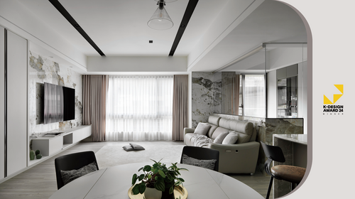 2024 K-Design Award 獲獎作品！十晴室內裝修 由光影編織的空間裡 明亮是不變的主調