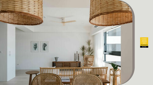 2024雪梨設計獎銀獎! 樂水設計 結合屋外的自然景色 打造度假氛圍的家