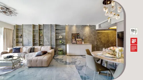 OLEZO Design 將空間鋪以清澈淡藍的淺水波光粼粼 雙獲IDA及IF國際大獎