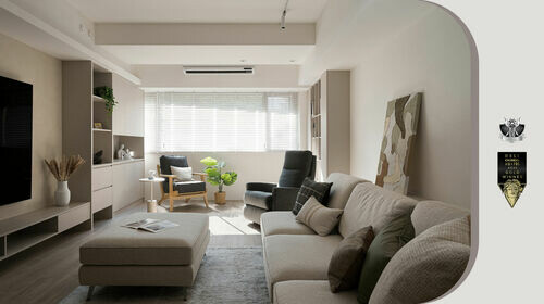 2024 MUSE金獎作品 ! 墨璞室內裝修工程 光影穿梭之間 享受日光 清香 與詩篇