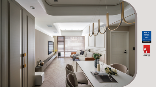 2024 柏林設計獎提名作品!必然設計 恰如其分地為此空間添入了一絲絲迷人的法式慵懶