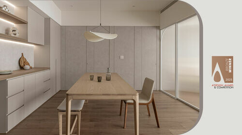 述寓敘所室內裝修設計有限公司  澹月 | 2025 Bronze A' Design Award 榮獲銅獎!