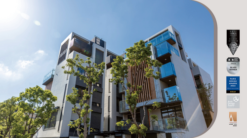 2024 巴黎設計獎金獎作品—— 知築開發建設 日系當代建築 交織融會成恰到好處的美學比例