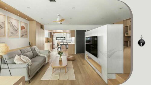 2024TITAN創新設計獎銀獎作品! 西雅圖設計 日式北歐風 結合空間的簡潔度和機能性