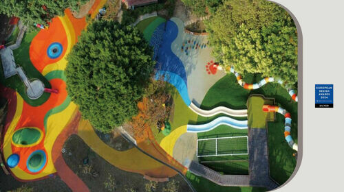 2024歐洲設計獎銀獎! 筑誠工程 結合日式風 鮮豔色彩的遊樂場 