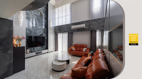 2024 墨爾本設計獎 銀獎作品 ! 宗霖事業有限公司 現代石材的藝術之美 描繪出一家人精彩的生活藍圖