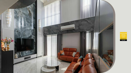 2024墨爾本設計獎銀獎! 亮心宗霖建築設計 現代輕奢風格 大量運用弧形手法 創造出流暢且柔和的空間氛圍