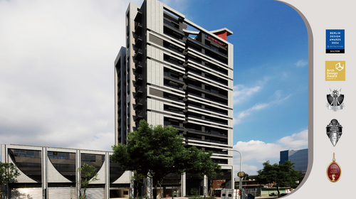 2024 柏林設計獎銀獎作品！明水新創股份有限公司 以水平速度感強烈的現代建築語彙創造自成一格的居住環境