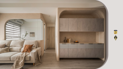 2024 倫敦設計金獎作品 ! 與家設計 感受紋理在光線作用下呈現出的溫暖光影效果