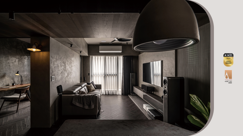 2024 倫敦設計金獎作品 ! 墨奕空間設計 斜陽滿窗 簾幔四垂 闃無聲息