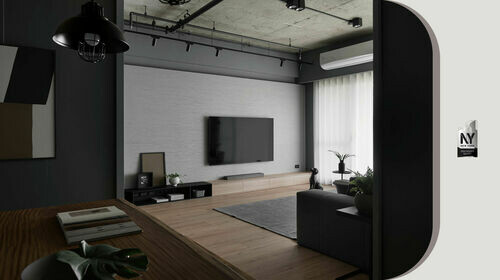 2024NYAD設計獎銀獎! 三月木室內設計 冷與暖的結合 堅韌又不失柔和