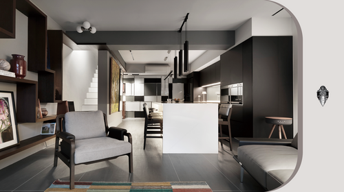 2024 MUSE銀獎作品 ! 亞沃創意室內設計 透過線條與木質元素的搭配 呈現出畫廊般的家居氛圍