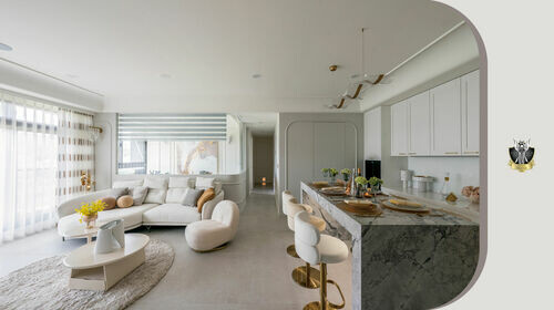 2024 法國設計獎金獎作品!英奇設計 柔美弧線勾勒出曼妙空間