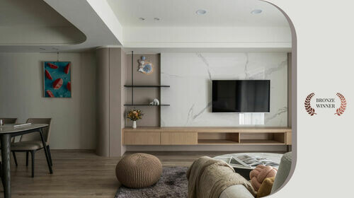 宇拓室內設計 日光翩翩 | 2025 Houzee Awards 榮獲銅獎 !