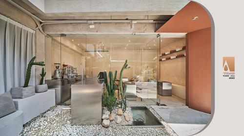 2024 A' Design Award 銅獎作品 ! 兩個因素空間設計 我們在陽光照不到的地方 變出一處沙漠綠洲