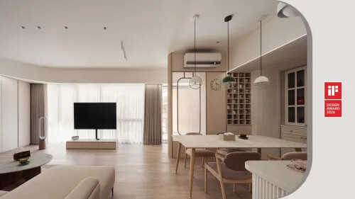 2024iF設計獎得獎作品! 春瑾室內裝修 暖粉色的恬靜優雅襯出一家人對生活品味與未來的想像