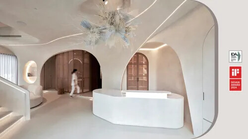 原胚室內裝修設計 融合現代風格和自然 呈現寧靜氛圍的牙科診所 榮獲IDA、IF等國際大獎