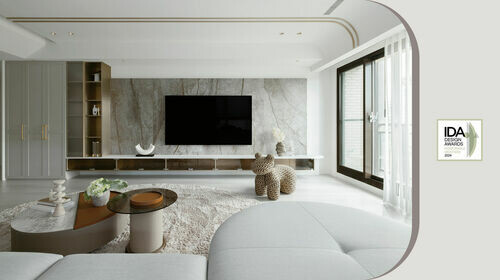 曼綸室內裝修設計有限公司 靜白流光˙優奢心韻 | 2024 IDA榮譽提名！