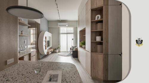 2024 法國設計獎金獎作品! 蒔頤室內裝修設計 由月光勾起的彎杓 輕取一瓢一室的美好