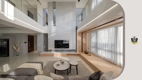 2024 FRENCH金獎作品 ! 閣言設計 穿透式設計讓光線有所延伸與串連 視線連綿 襯出一家人的暖馨之情